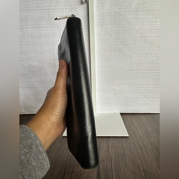 Christian Dior Smooth Leather Full Zip Around Large Wallet, Black, EUC - Picture 10 of 11